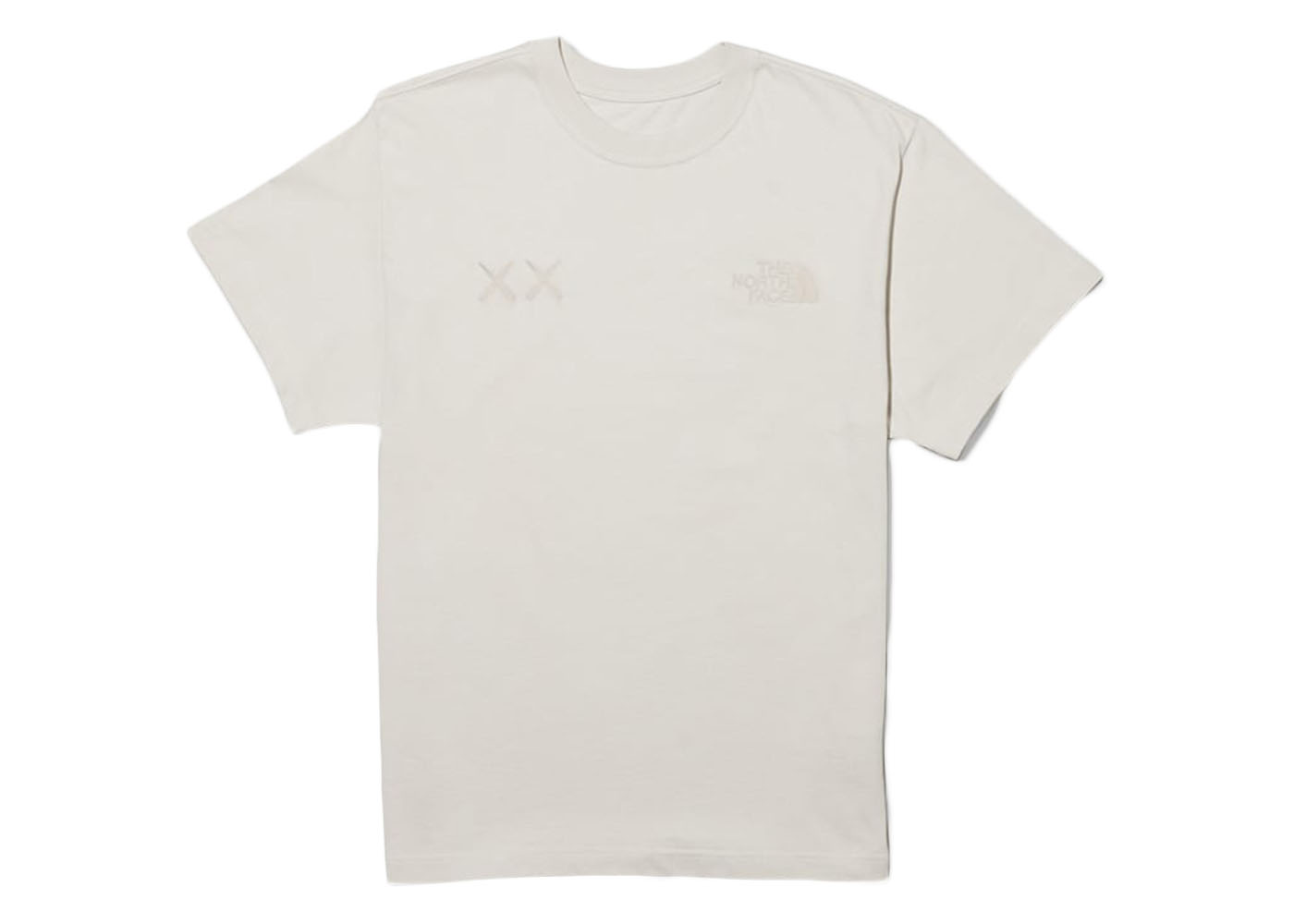 KAWS x The North Face T-shirt Moonlight Ivory Men's - FW22 - US