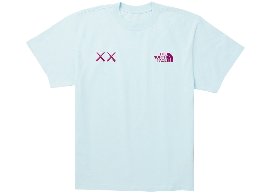THE NORTH FACE x KAWS TNF BLUE ロゴ TEE