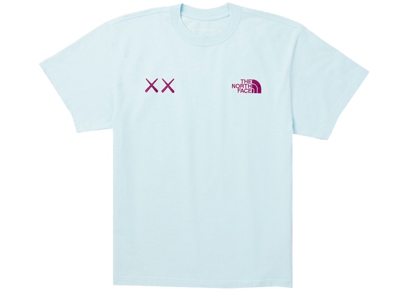 KAWS x The North Face Tee Ice Blue