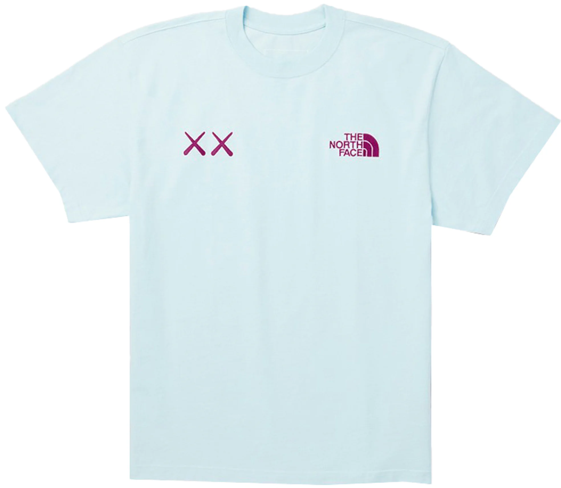 KAWS x The North Face Tee Ice Blue Men's - FW21 - US
