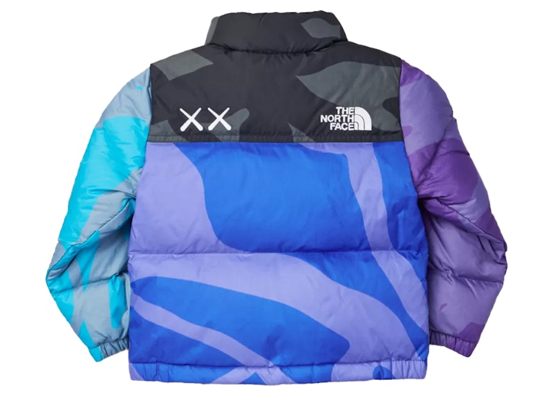 KAWS x The North Face Toddler 96 Nuptse Jacket KW Monterey Blue 