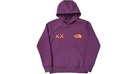 KAWS x The North Face Youth Hoodie Blackberry Wine