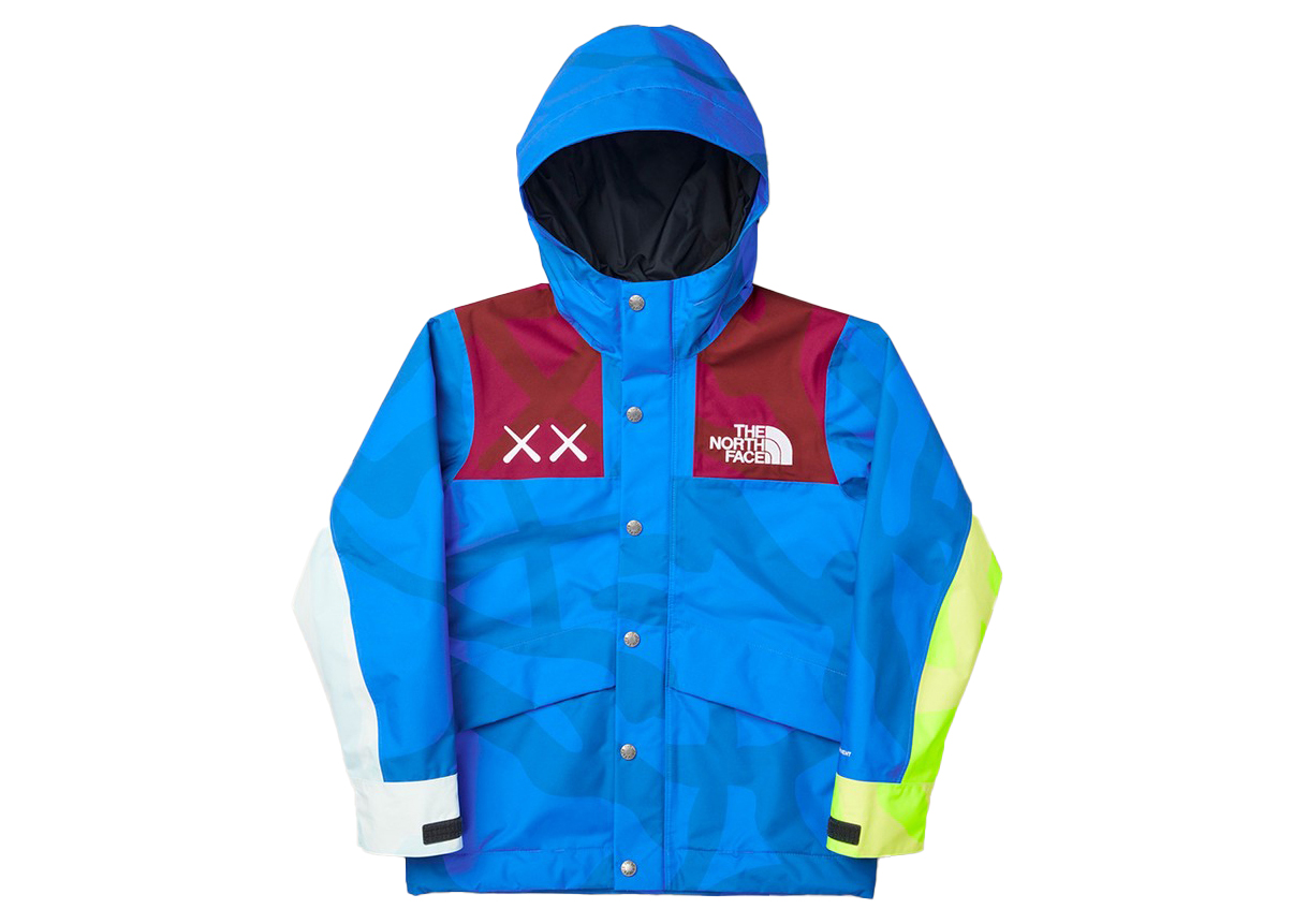 KAWS x The North Face Youth 1986 Mountain Jacket KW Hero Blue 86 Print