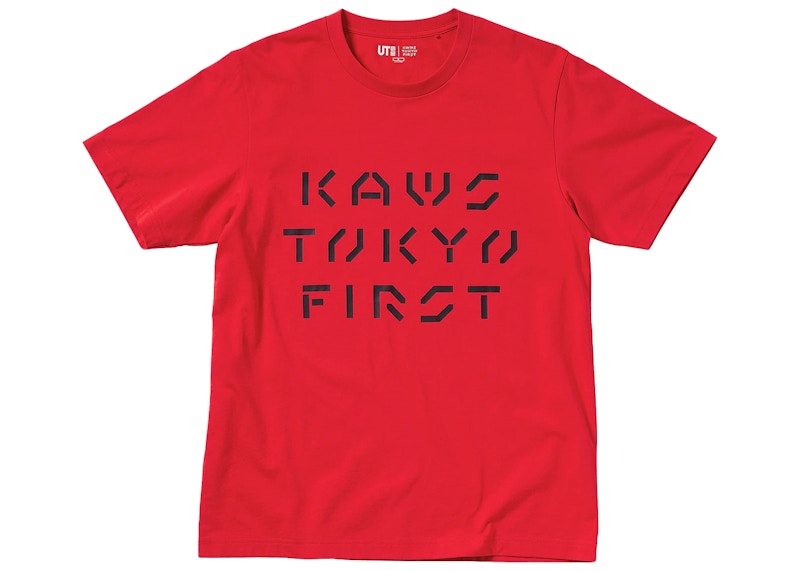 KAWS x Uniqlo Tokyo First T-shirt (US Sizing) Red Men's - SS21 - US