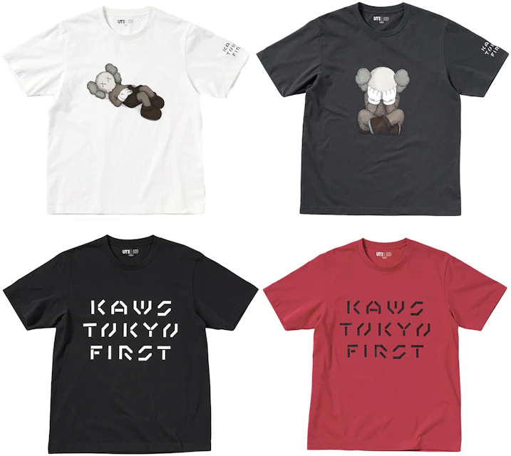 Kaws X Uniqlo Tokyo First Tee Japanese Sizing Graphic Tee Set3 Ss21