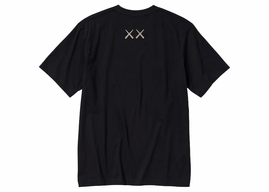 カウズ × ユニクロ UT 半袖 グラフィック Tシャツ (USサイズ) ブラック 