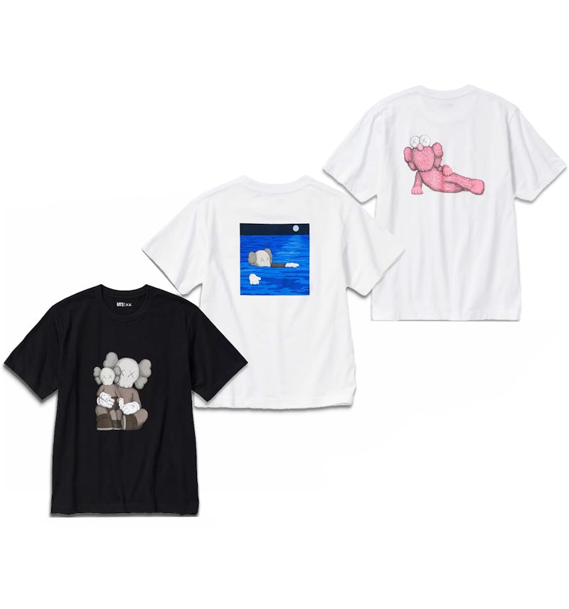 KAWS x Uniqlo UT Short Sleeve Graphic T-shirt (Set of 3) (US