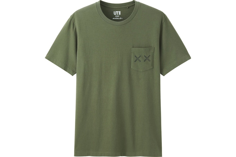 KAWS x Uniqlo XX Pocket Tee Olive - SS16 - US