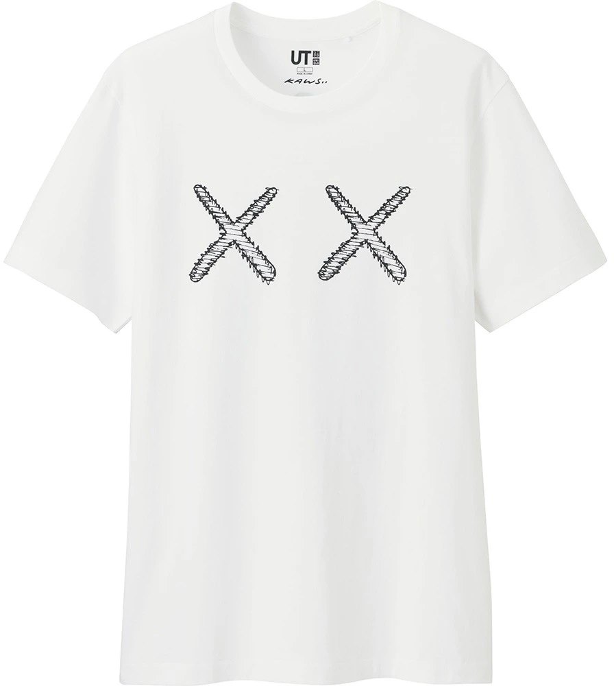 T-shirt Kaws x Uniqlo White size M International in Cotton - 29436260