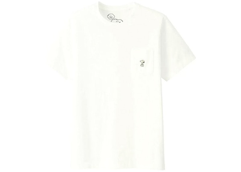 KAWS x Uniqlo x Peanuts Snoopy Pocket Tee (Japanese Sizing) White