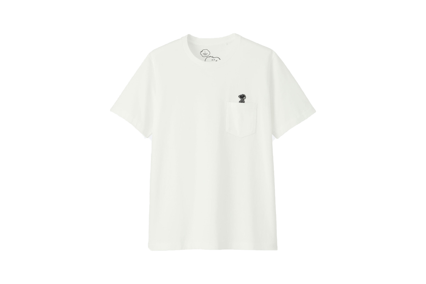 KAWS x Uniqlo x Peanuts Snoopy Pocket Tee (FW17) White - FW17 - US