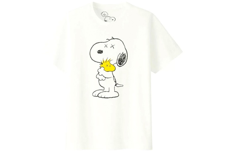 Kaws X Uniqlo X Peanuts Snoopy Woodstock Tee White Ss17 Kaws X Uniqlo X Peanuts Snoopy Woodstock Tee White Ss17