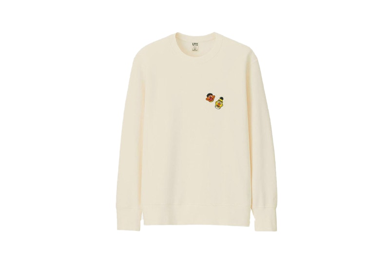 KAWS x Uniqlo x Sesame Street Bert & Ernie Heads Sweatshirt