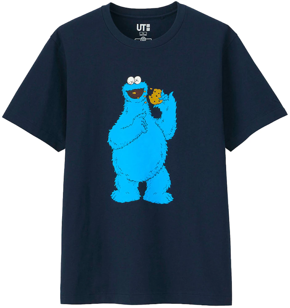 x Uniqlo x Sesame Cookie Monster Tee Navy - SS18 -