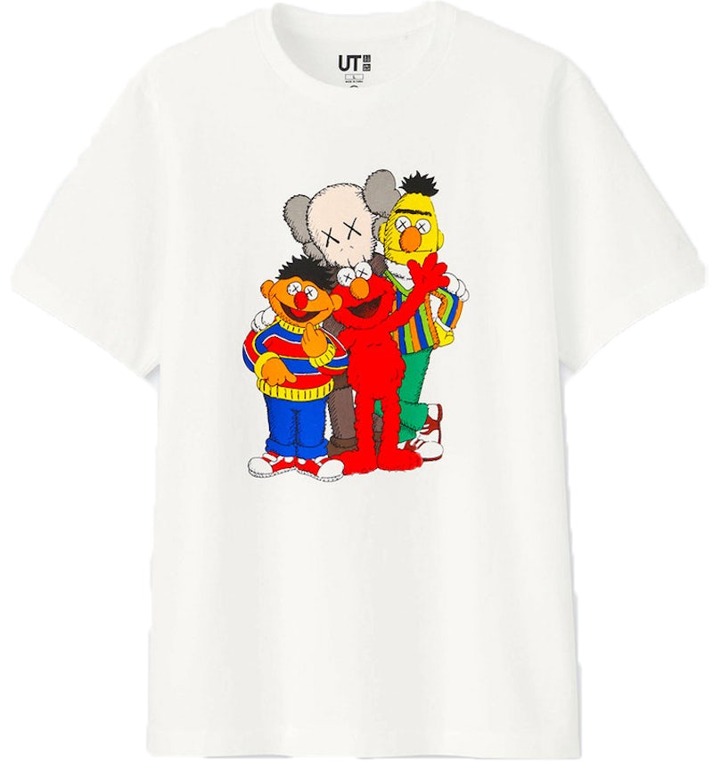 KAWS x Uniqlo x Sesame Street Group Tee White SS18 US
