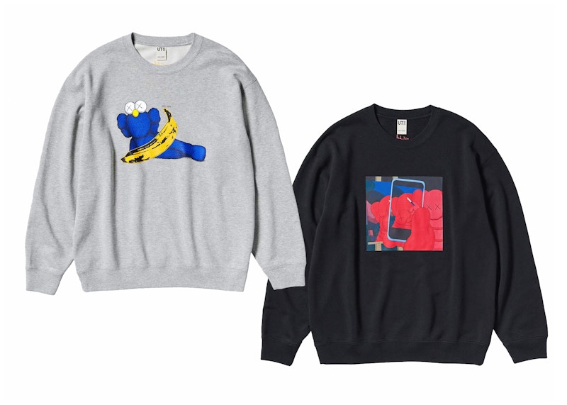 Kaws uniqlo sweatshirt hotsell