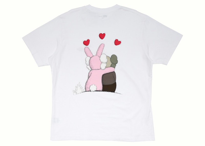 Pre-owned Kaws X Uniqlo Warhol Ut Graphic 476350 T-shirt In White