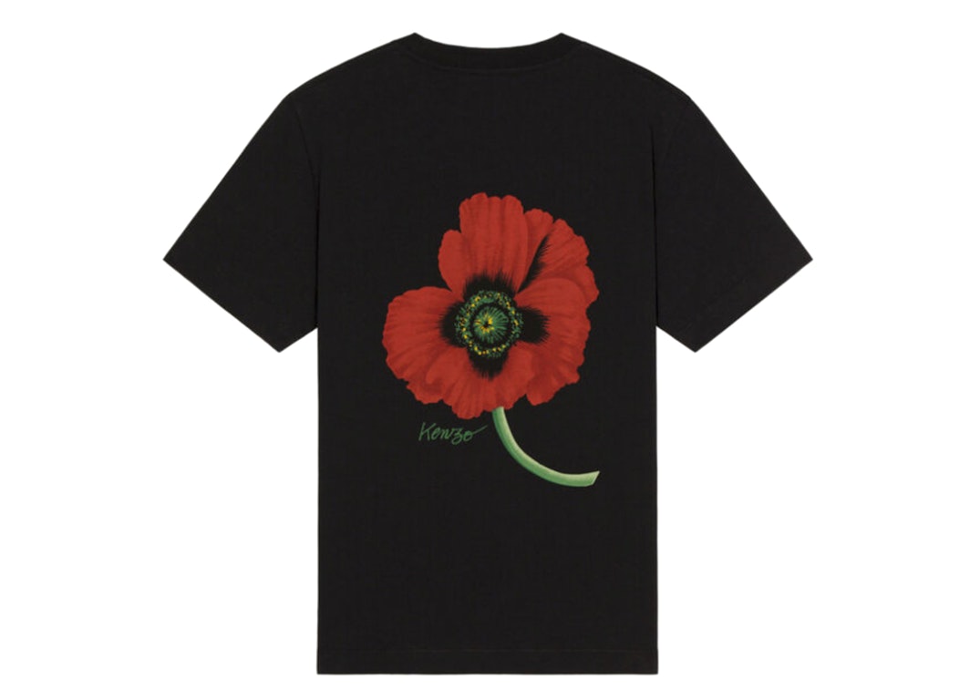 Pre-owned Kenzo Poppy By Nigo Women's Loose T-shirt Black