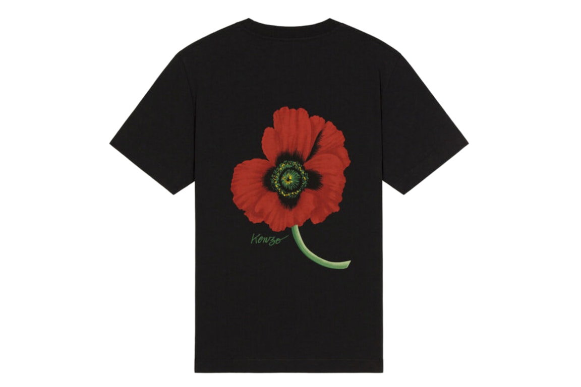 Pre-owned Kenzo Poppy By Nigo Women's Loose T-shirt Black