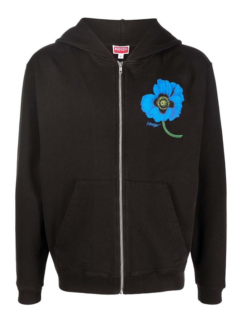 KENZO POPPY by Nigo Zip Jacket Black Men s US