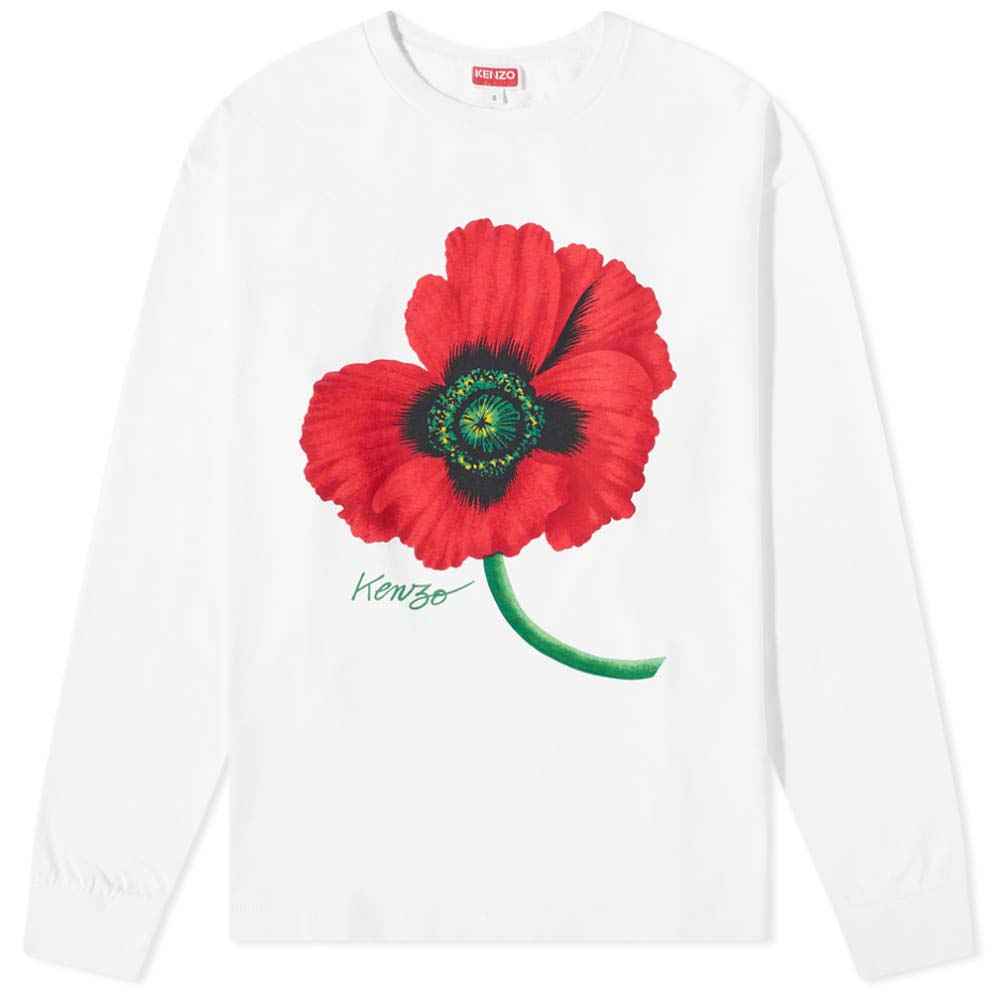 KENZO POPPY by Nigo Women's Loose T-Shirt Off White - SS22 - US