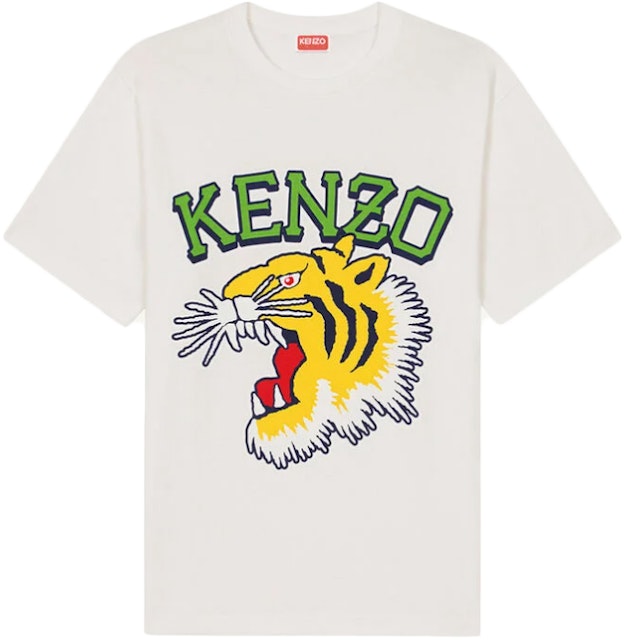 svale Forudsige fodbold KENZO Tiger Varsity Relaxed T-Shirt Off White - SS23 Men's - US