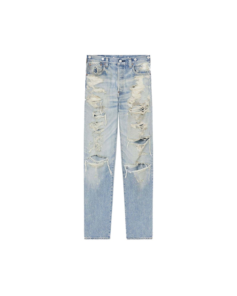 Levis 501 destroyed clearance jeans