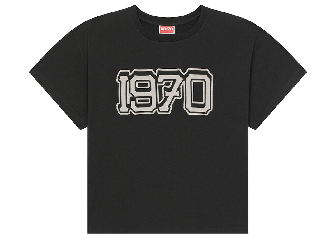 Pre-owned Kenzo X Nigo 1970 Varsity Boxy T-shirt Black