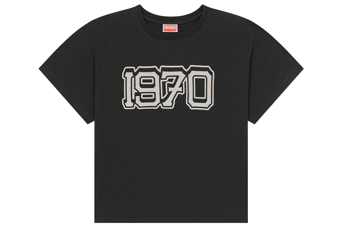 Pre-owned Kenzo X Nigo 1970 Varsity Boxy T-shirt Black