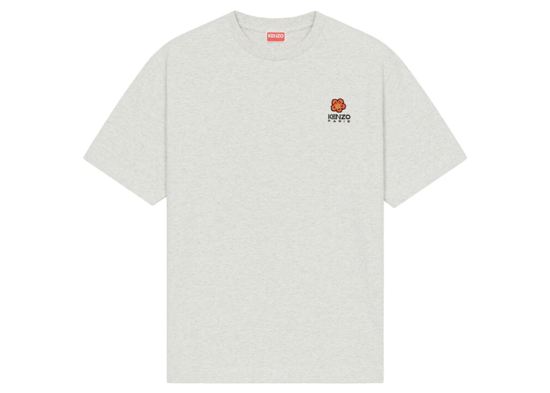 Pre-owned Kenzo X Nigo Boke Flower Crest T-shirt Pale Grey