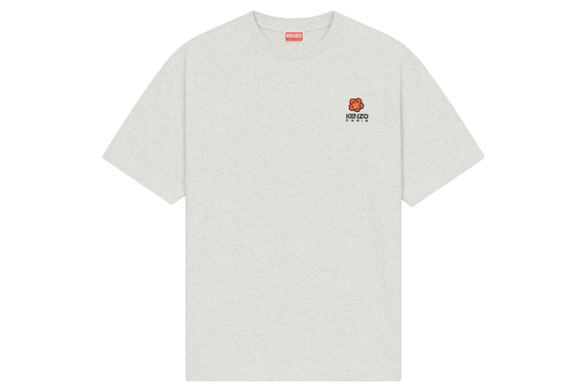 Pre-owned Kenzo X Nigo Boke Flower Crest T-shirt Pale Grey