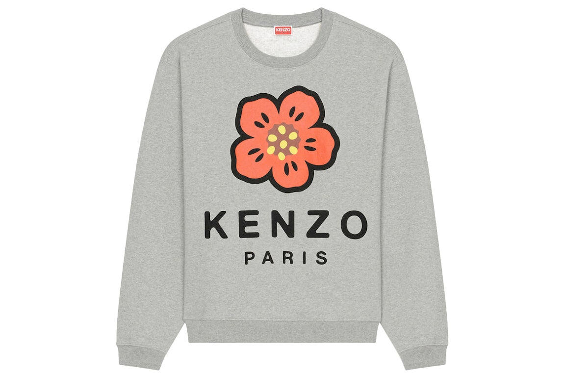 Pre-owned Kenzo X Nigo Boke Flower Crewneck Sweatshirt Pearl Grey