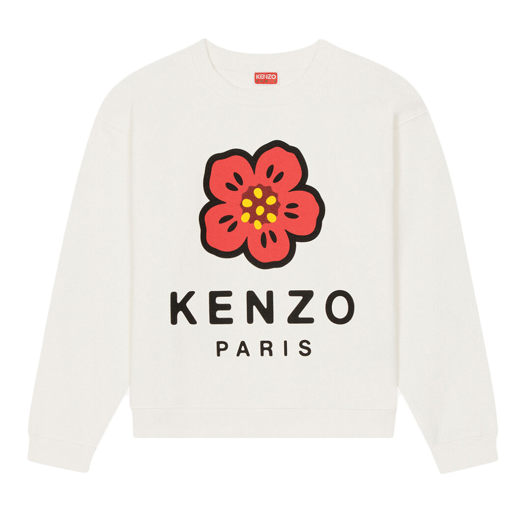 超歓迎された KENZO Paris Flower Flower sweat Kenzo Flower Boke ...