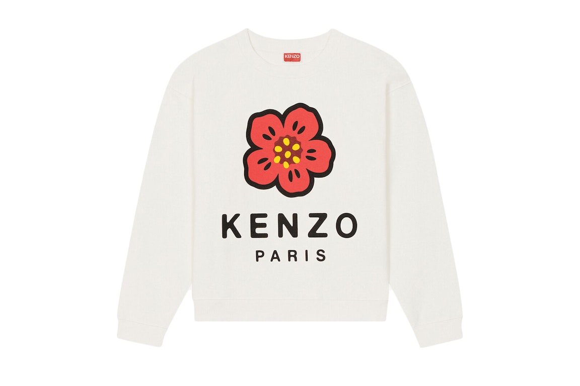 Pre-owned Kenzo X Nigo Boke Flower Crewneck Sweatshirt White