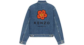 KENZO x Nigo Boke Flower Embroidered Denim Tracker Jacket Blue