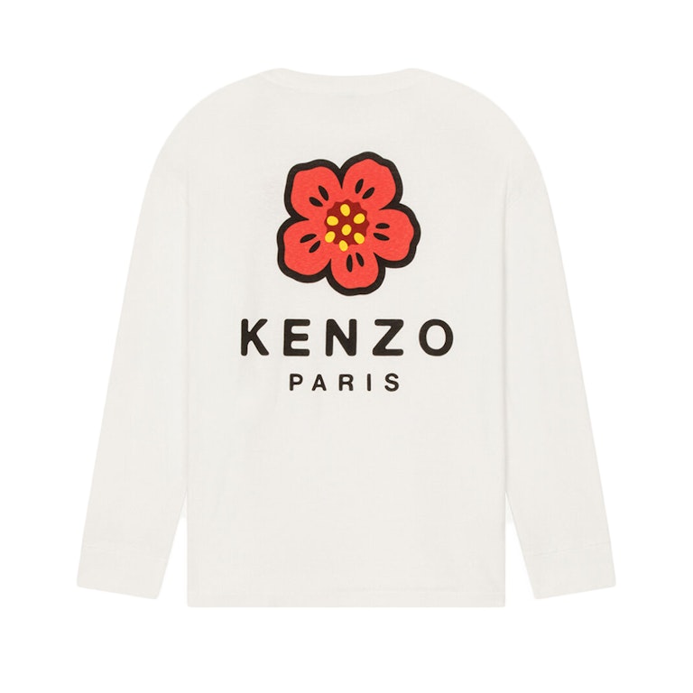 Pre-owned Kenzo X Nigo Boke Flower L/s T-shirt White