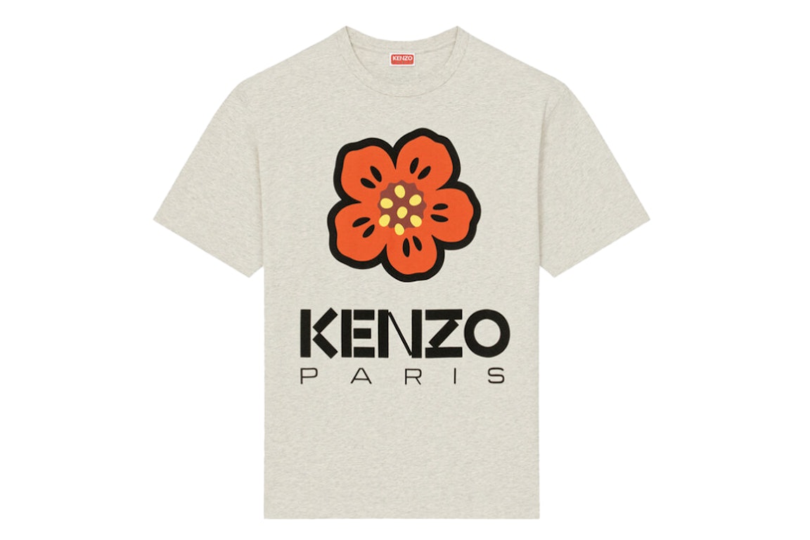 Pre-owned Kenzo X Nigo Boke Flower T-shirt Pale Grey