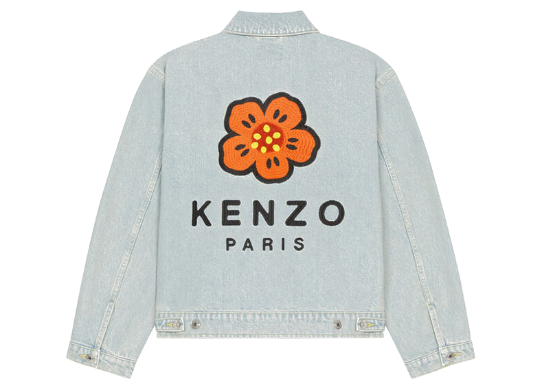KENZO x Nigo Boke Flower Women's Embroidered Denim Tracker Jacket ...
