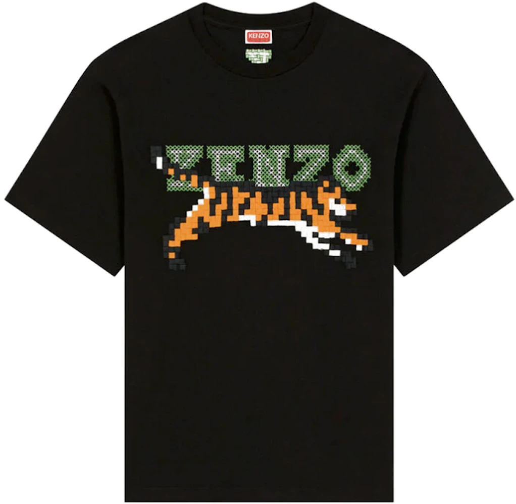 Chinese kool Gezichtsvermogen uitvegen KENZO x Nigo Tiger Pixel Oversized T-Shirt Black - SS23 Men's - US