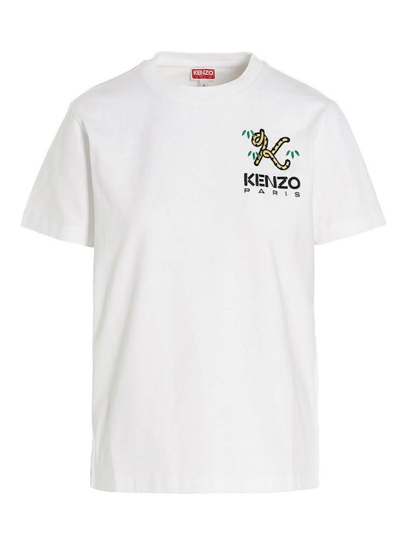 Pre-owned Kenzo X Nigo Tiger Tail Logo Embridered T-shirt White