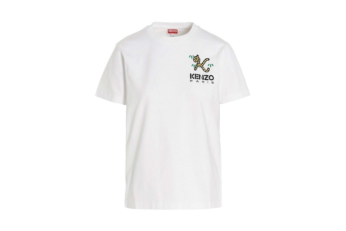 Pre-owned Kenzo X Nigo Tiger Tail Logo Embridered T-shirt White