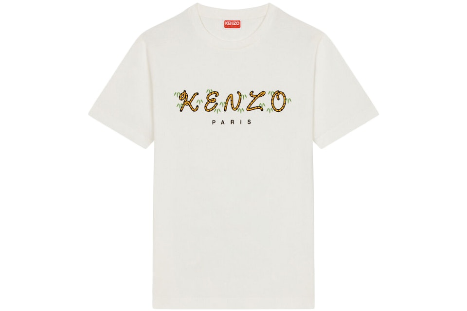 KENZO x Nigo Tiger Tail Relaxed Women's T-Shirt Off White - SS22 - GB