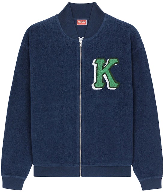 Shop Kenzo Logo Varsity Jacket