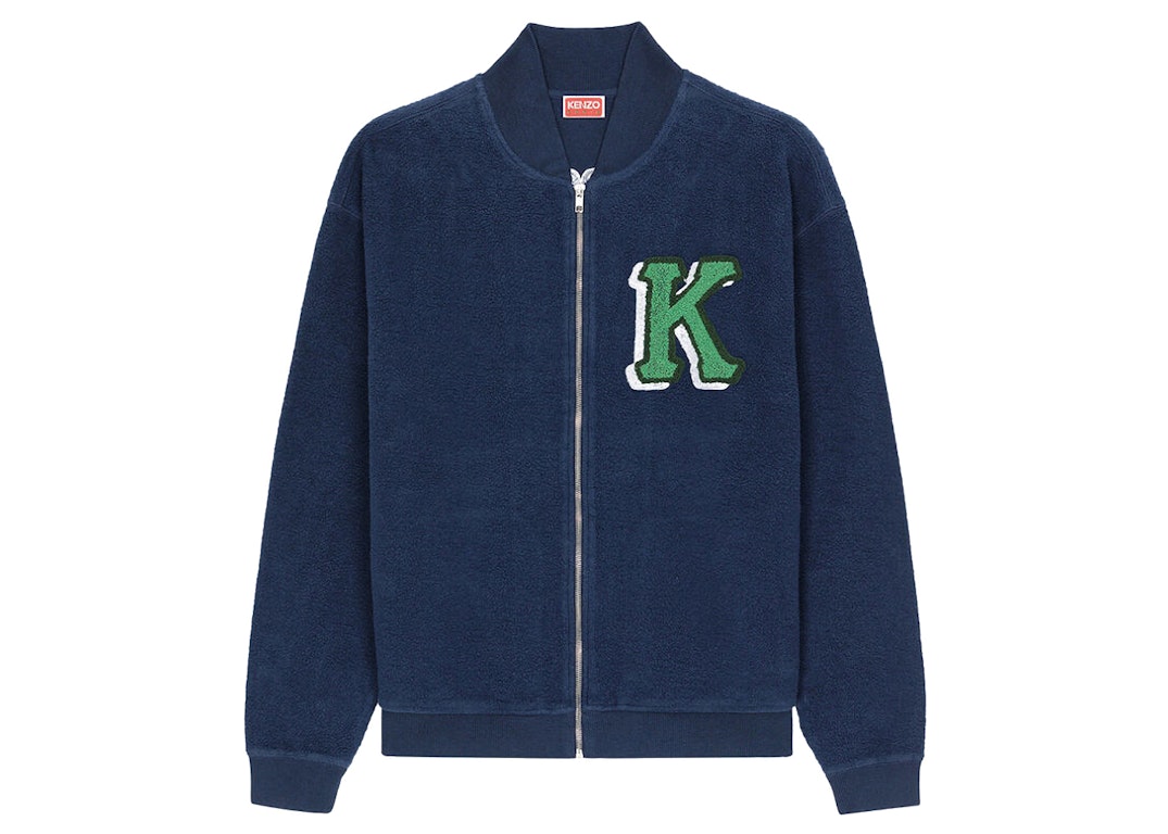 Pre-owned Kenzo X Nigo Varsity Zip Jacket Midnight Blue