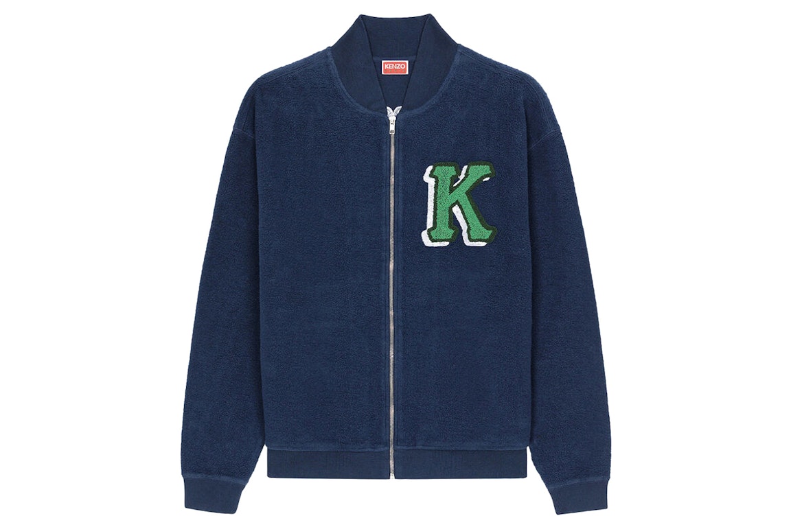Pre-owned Kenzo X Nigo Varsity Zip Jacket Midnight Blue