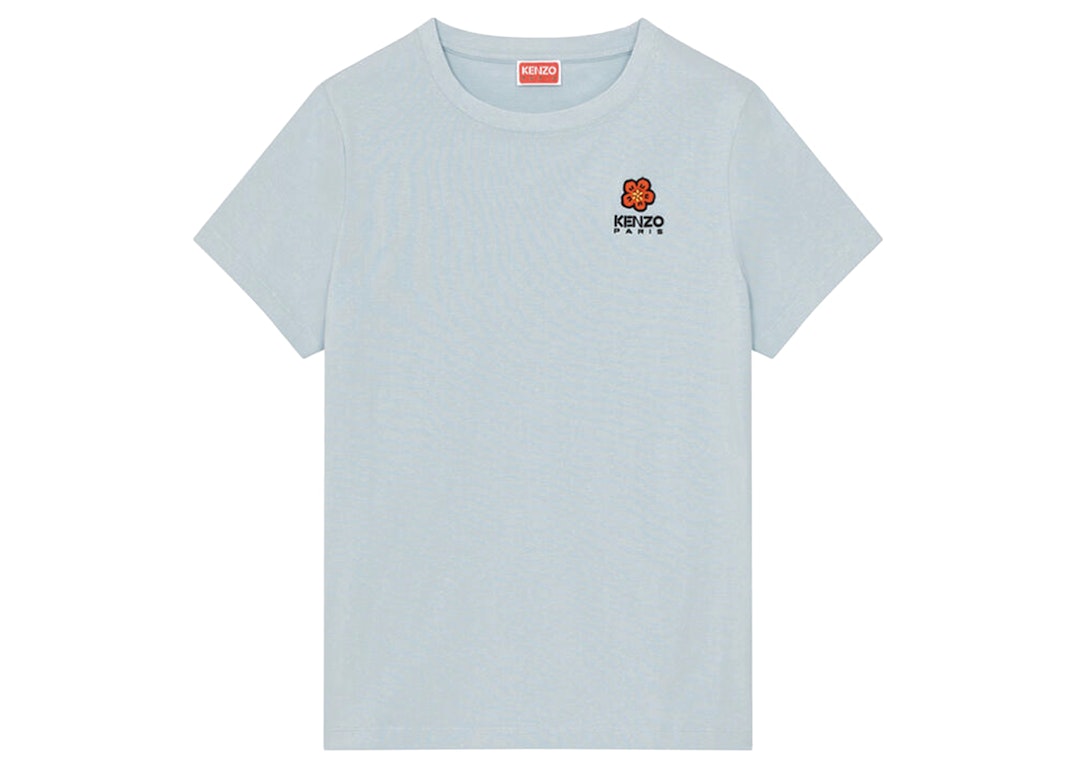 Pre-owned Kenzo X Nigo Womens Boke Flower Crest T-shirt Sky Blue