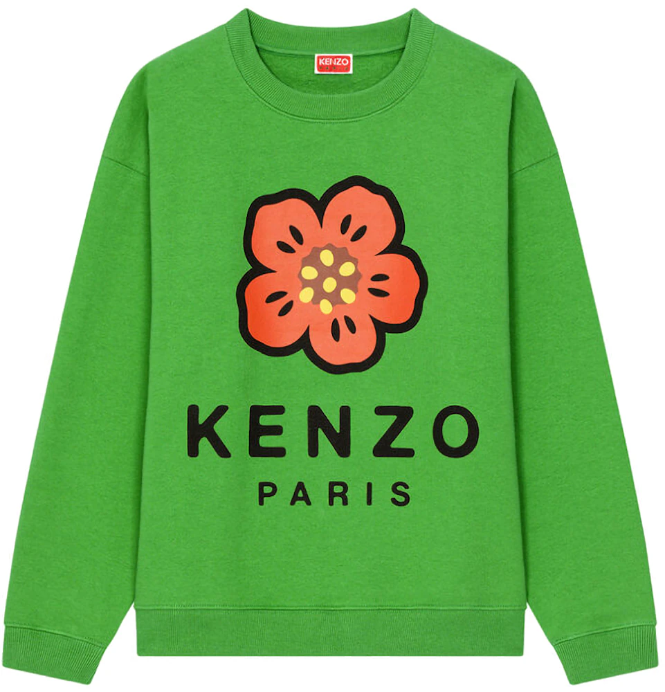 KENZO x Nigo Womens Boke Flower Crewneck Sweatshirt Pearl Grey