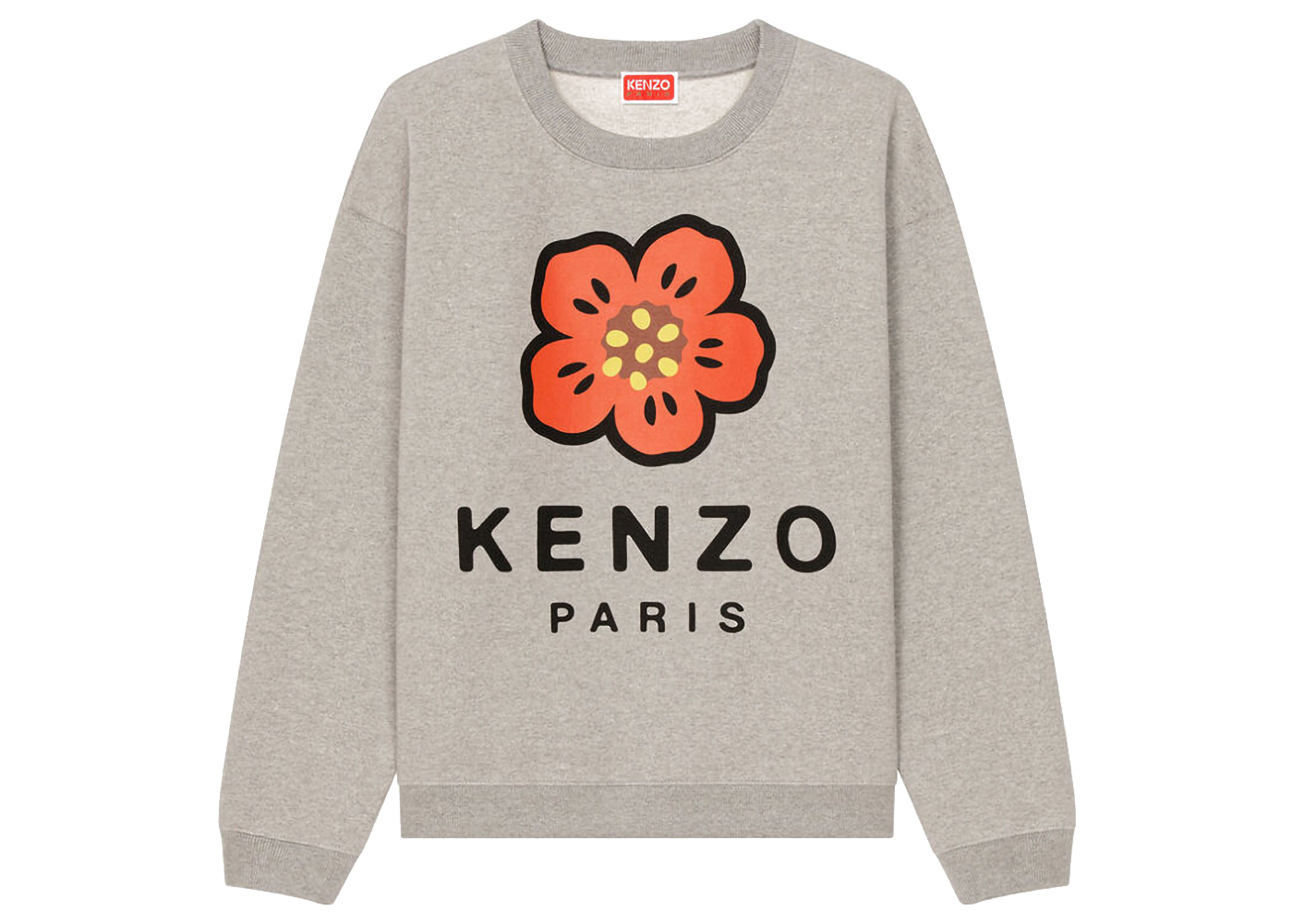 KENZO x Nigo Womens Boke Flower Crewneck Sweatshirt Pearl Grey