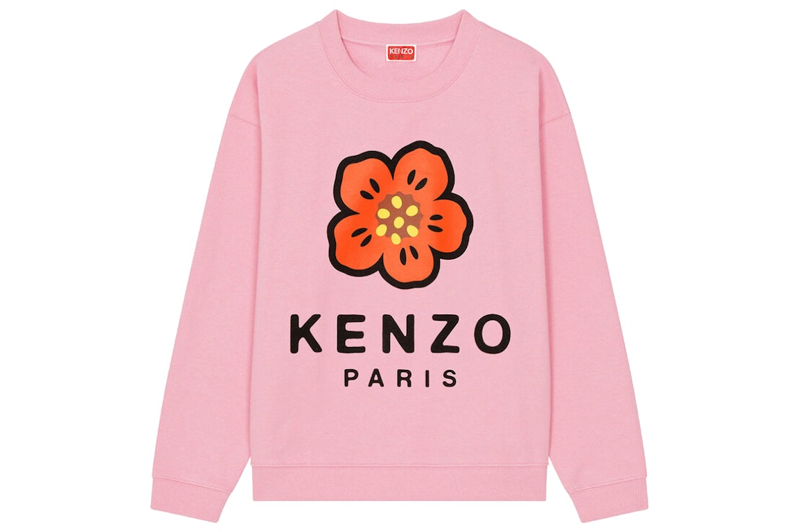 Pre-owned Kenzo X Nigo Womens Boke Flower Crewneck Sweatshirt Rose