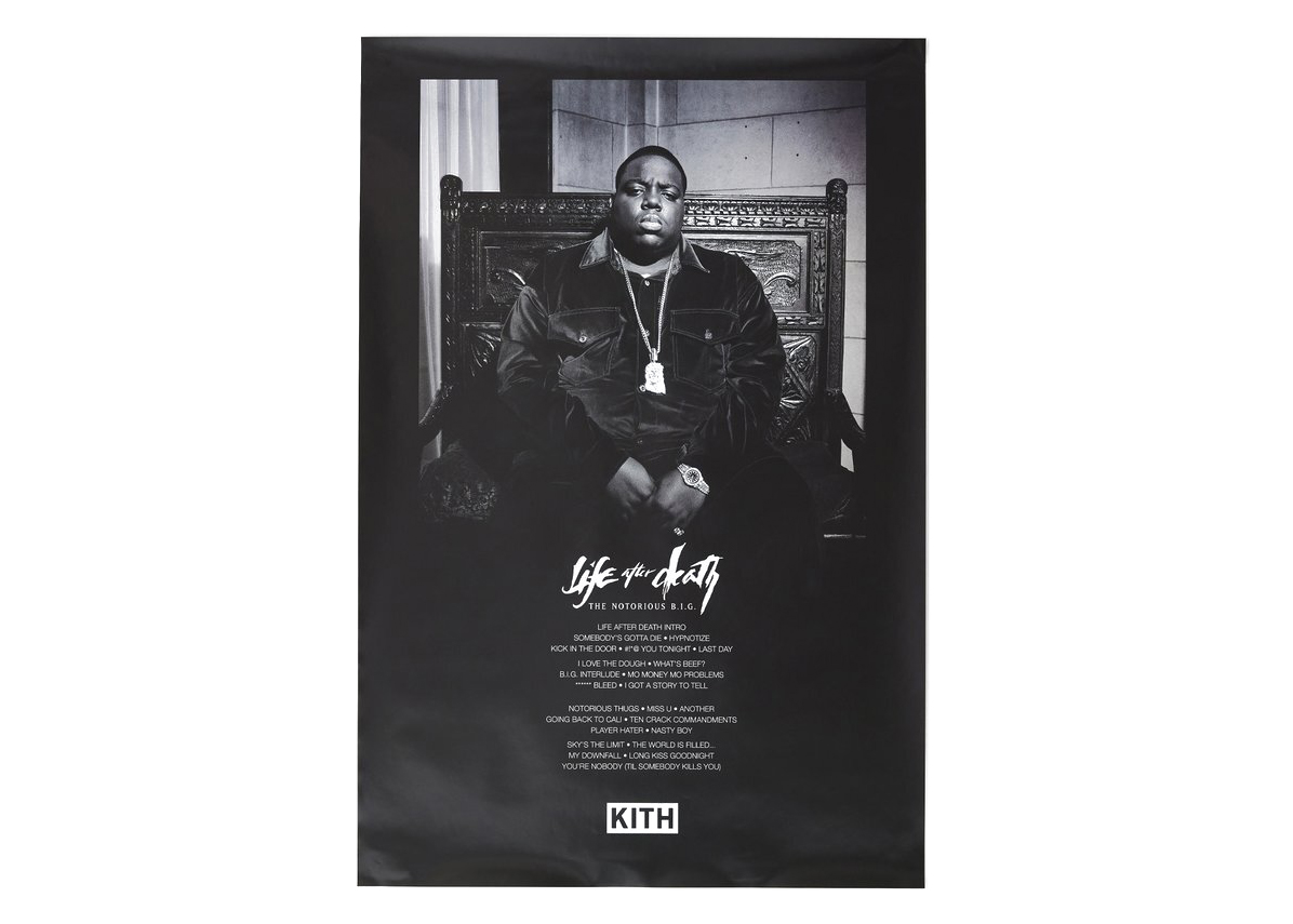 Kith The Notorious B.I.G Life After Death Poster Black